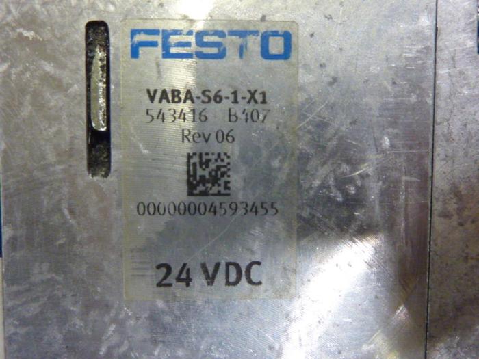 Used FESTO Control Block Valve Terminal VTSA-FB-NPT Used