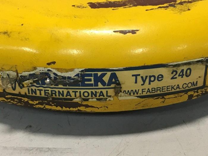 Used FABREEKA Leveling Mount Pad 6 Inch 240 #123611