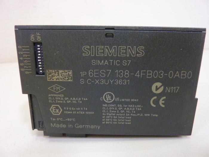 Used SIEMENS Output Module 6ES7 138-4FB03-0AB0 #54958