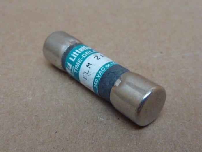 Used LITTELFUSE 2 Amp Fuse FLM-2A #33692