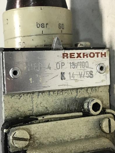 Used REXROTH Valve HED 4 0P 15/100 K 14 V-5S #140437