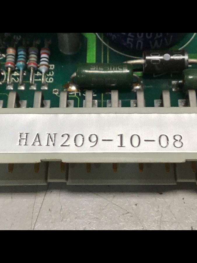 Used HYDROLUX Hydraulic Amplifier Card HAN-209-10-08 #134858