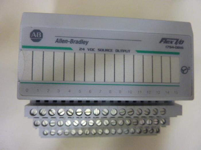 Used ALLEN BRADLEY I/O Module 1794-OB16 SER A #50503