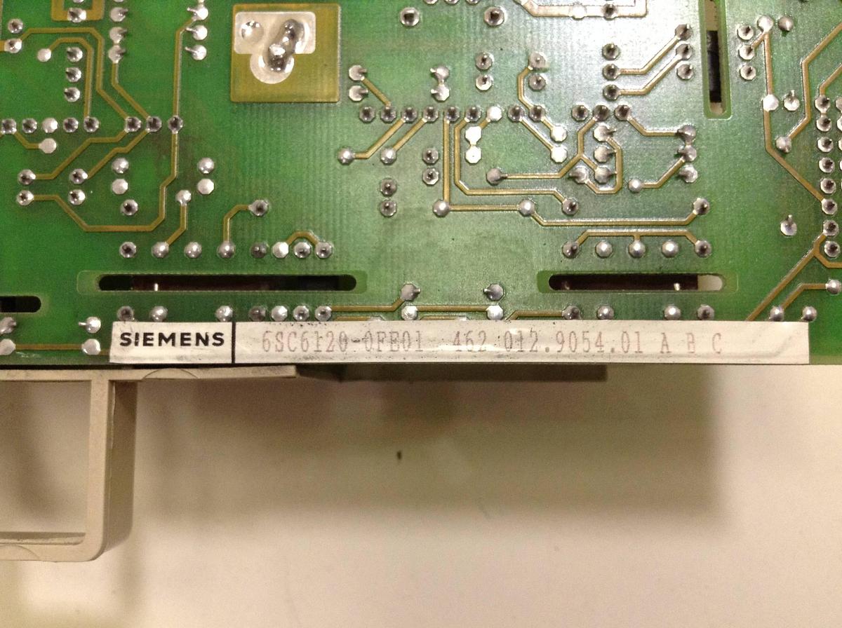 Used SIEMENS Simodrive Board 6SC6120-0FE01 USED