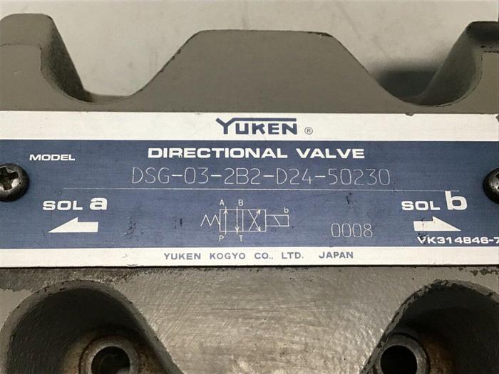 Used YUKEN Valve DSG-03-2B2-D24-50230 #111756