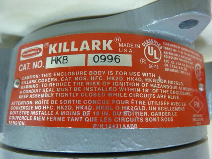 Used KILLARK Transmitter A02-A-R-012-Z-H #52998