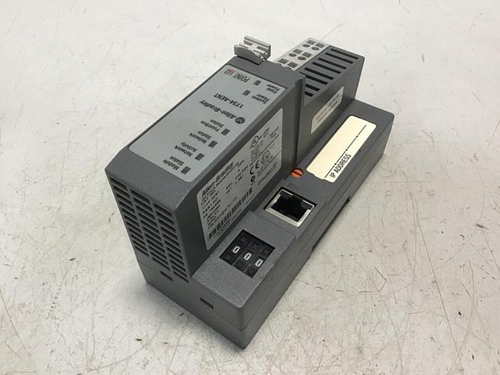 Used ALLEN BRADLEY Ethernet Adapter Module 1734-AENT SER A #134213