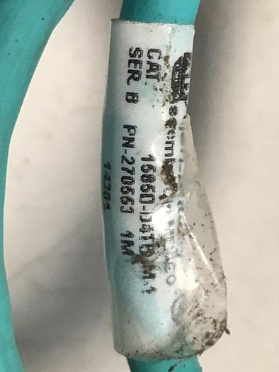 Used ALLEN BRADLEY Ethernet Cable 1585J-M8TBJM-1 #125508