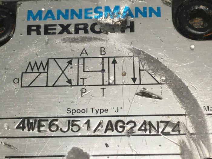 Used REXROTH Hydronorma Valve 4WE6J51AG24NZ4 Used