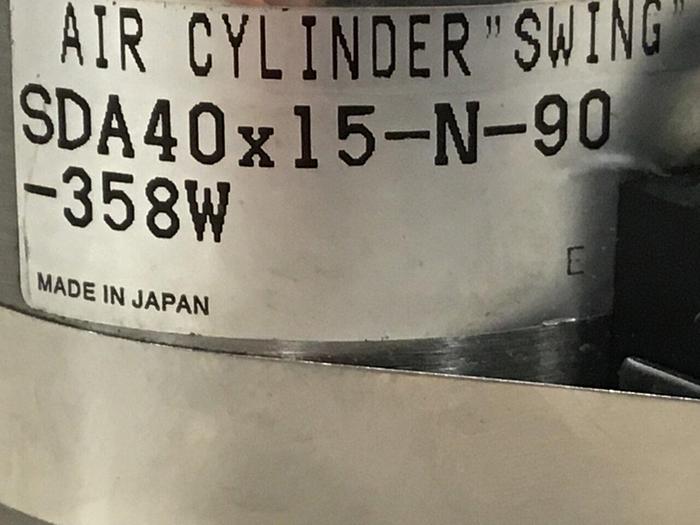 Used KOGANEI Air Cylinder Swing SDA40X15-N-90-358W #122318