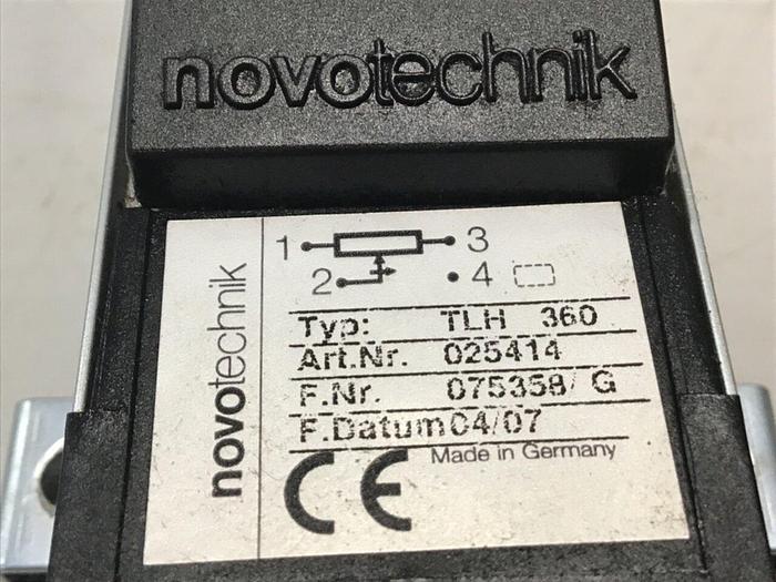 Used NOVOTECHNIK Linear Transducer TLH360 #129592