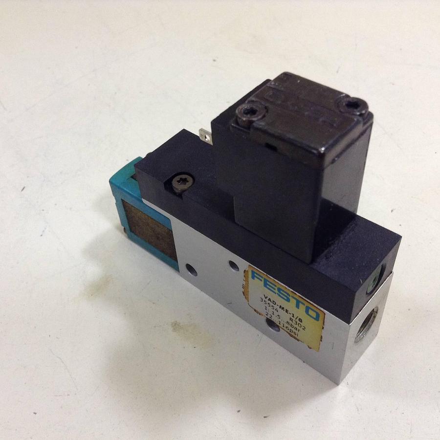 Used FESTO Vacuum Generator/Solenoid Valve VAD-ME-1/8 Used