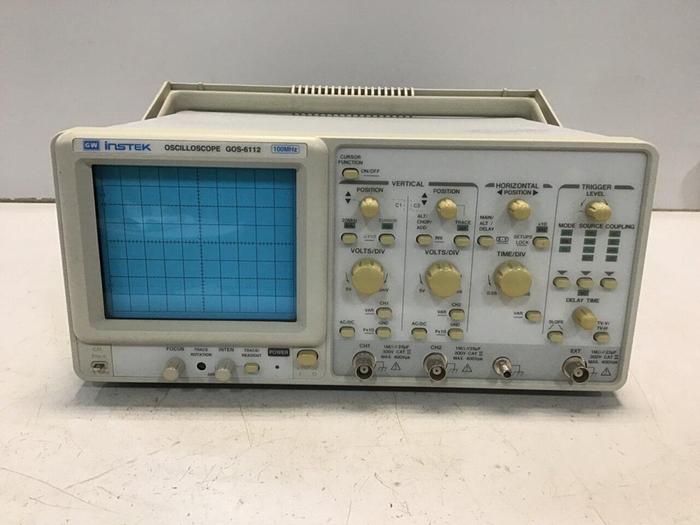 Used GW INSTEK Oscilloscope GOS-6112 #119523