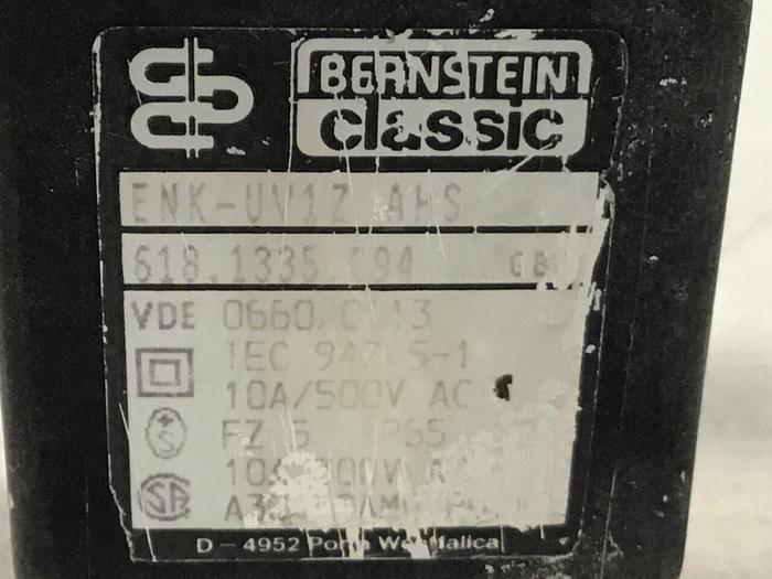 Used BERNSTEIN Limit Switch ENK-UV1Z AHS Used
