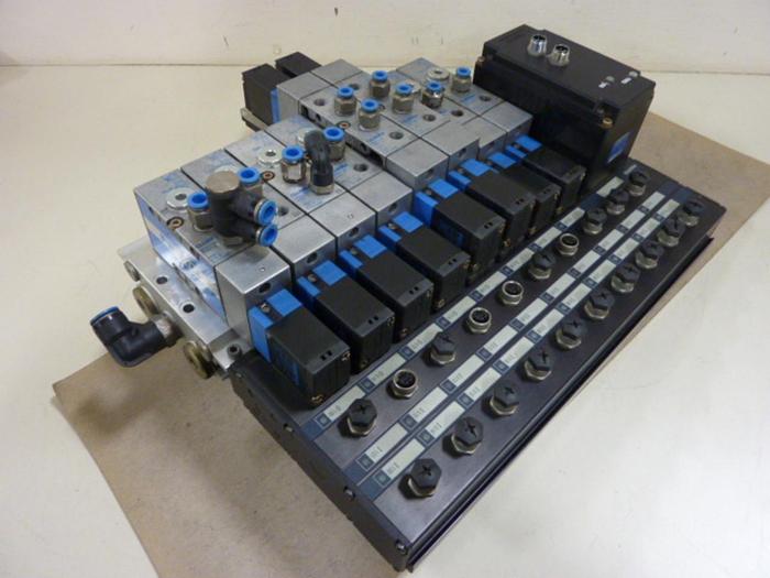 Used FESTO Control Block / Valve Terminal IFB8-02 #52826
