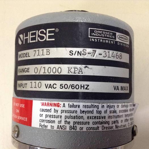 Used HEISE Transducer 711B #74322