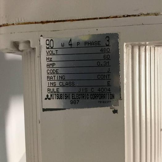 Used MITSUBISHI Gearmotor w/ Feed Throat Slide GM-JW USED