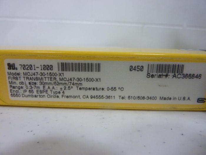 Used STI Light Curtain Transmitter MCJ47-30-1500-X1 Used