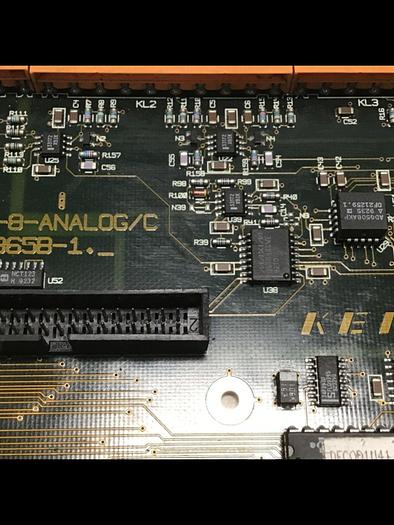 Used KEBA Engel 18658-1 Circuit Board E-8-ANALOG/C 1865B-1 #115455