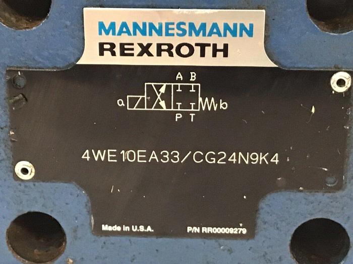 Used MANNESMANN REXROTH Valve 4WE10EA33/CG24N9K4 Used