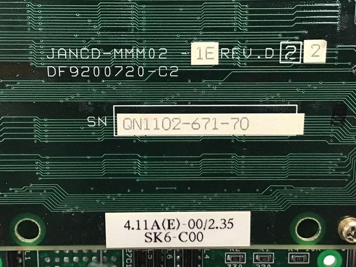 Used YASKAWA Circuit Board JANCD-MCP01 REV D04 #131025