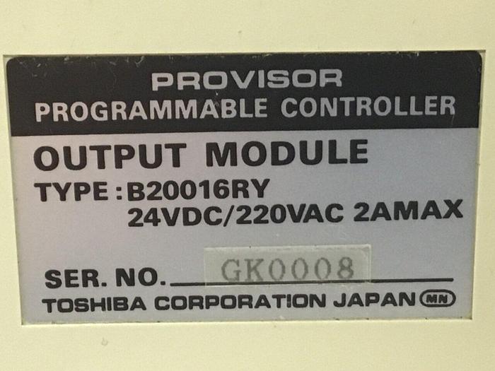 Used TOSHIBA Output Module B20016RY Used