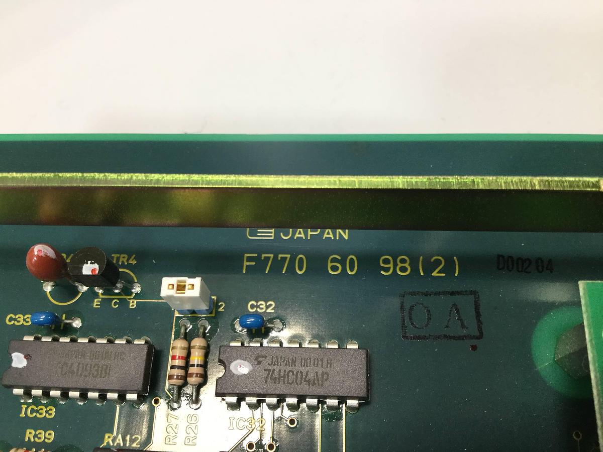Used FUJI ELECTRIC Circuit Board F770 60 98(2) Used