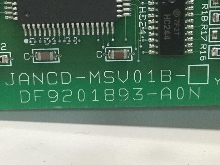 Used YASKAWA Circuit Board JANCD-MSV01B REV F01 #105502