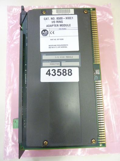 Used ALLEN BRADLEY I/O Ring Adapter Module 8500-XI0C1 #43588