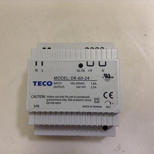 Used TECO Power Supply DR-60-24 #68980