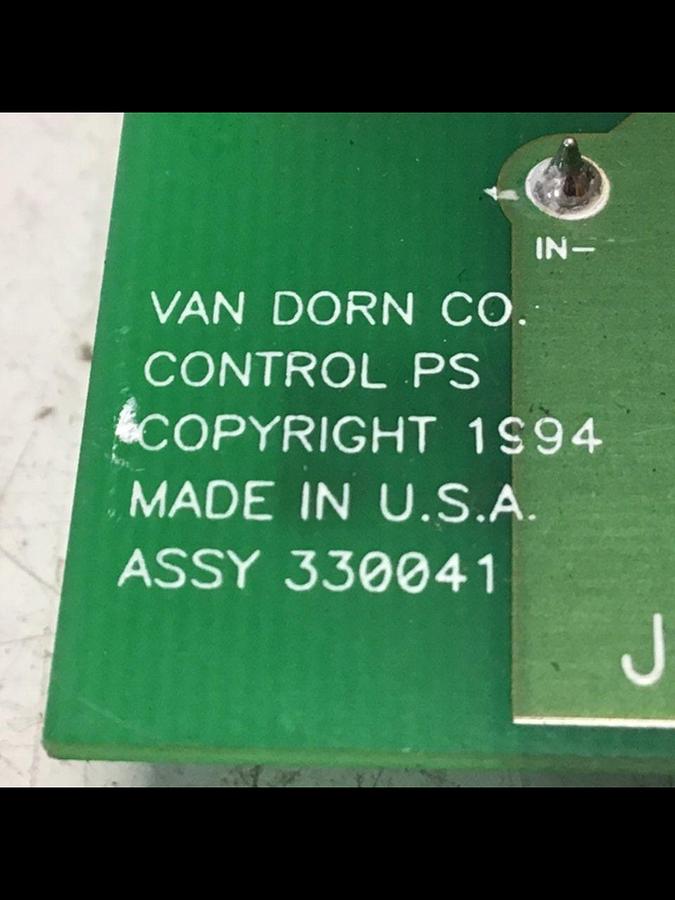 Used VAN DORN Circuit Board 330041 PC330-041 Used