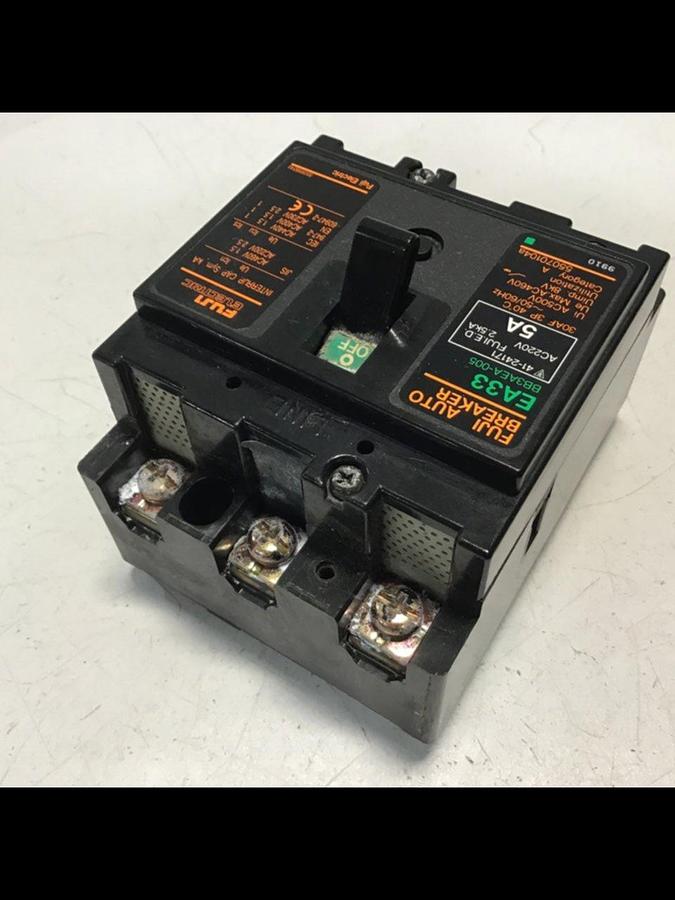 Used FUJI AIR TOOLS 5 Amp Circuit Breaker EA33-5 USED