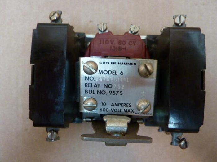 Used CUTLER HAMMER Motor Starter 9575ED17-1 #27798