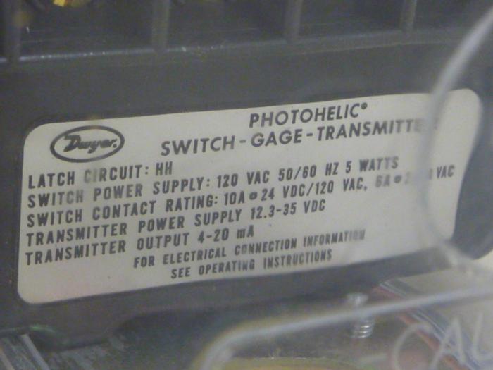 Used DWYER Gauge Transmitter N41M #53747