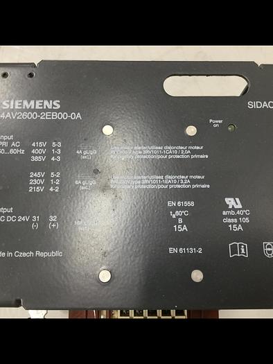 Used SIEMENS Power Supply 4AV2600-2EB00-0A #104994