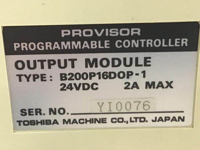 Used TOSHIBA Output Module B200P16DOP-1 #134972
