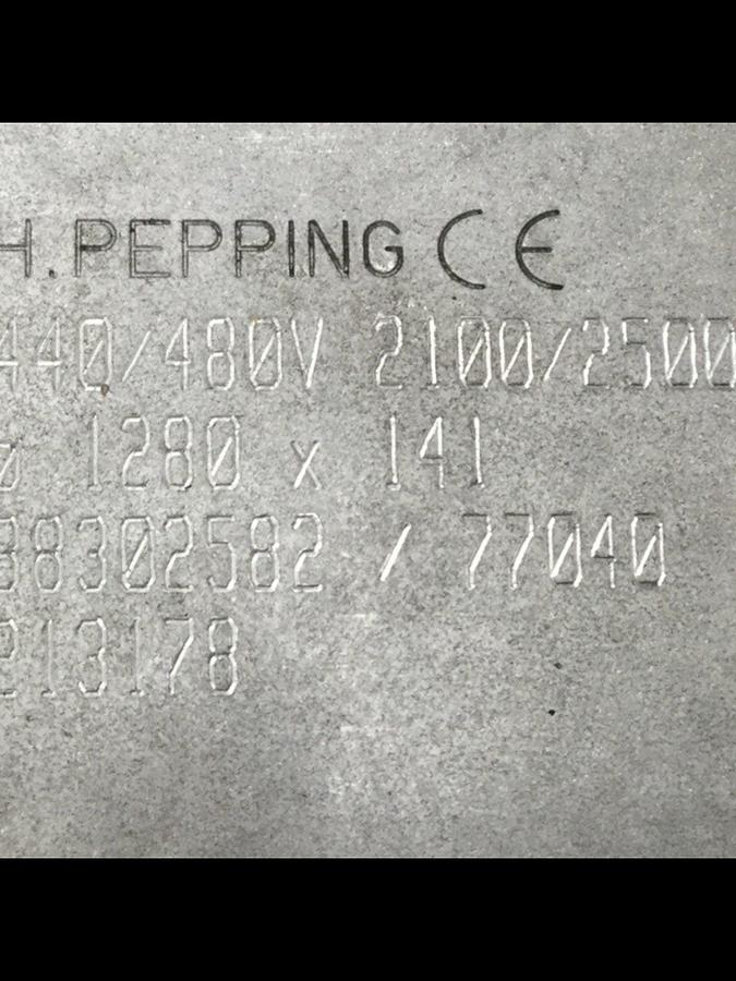 Used H PEPPING 2100/2500 Watt Heater Band 88302582 USED
