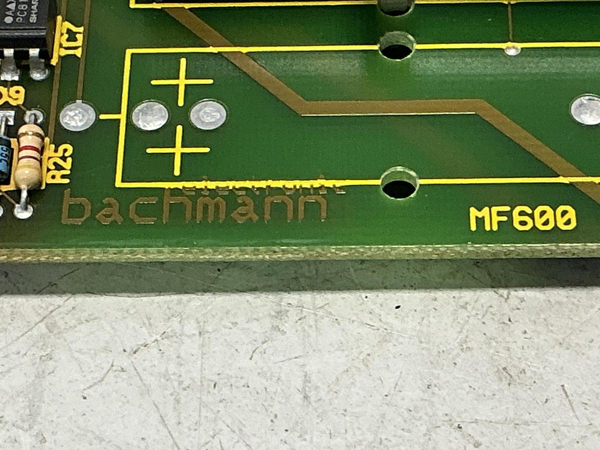 Used BACHMANN MF600/1