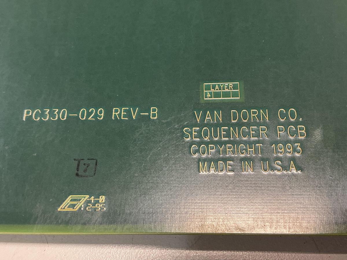 Used VAN DORN 330029 REV-B