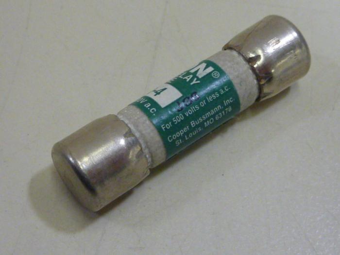 Used TRON / BUSSMANN 4 Amp Fuse FNQ-4 #62426