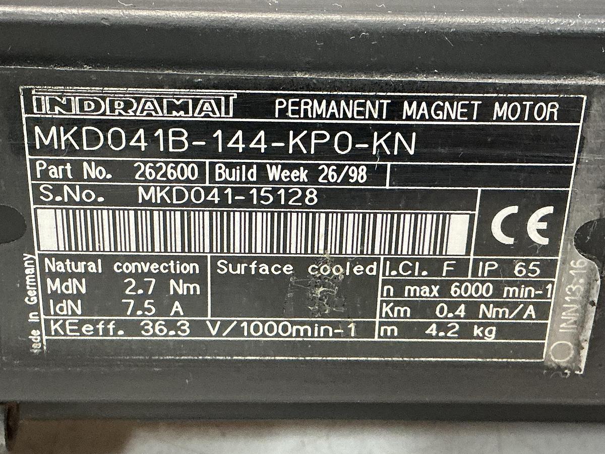Used INDRAMAT MKD041B-144-KP0-KN