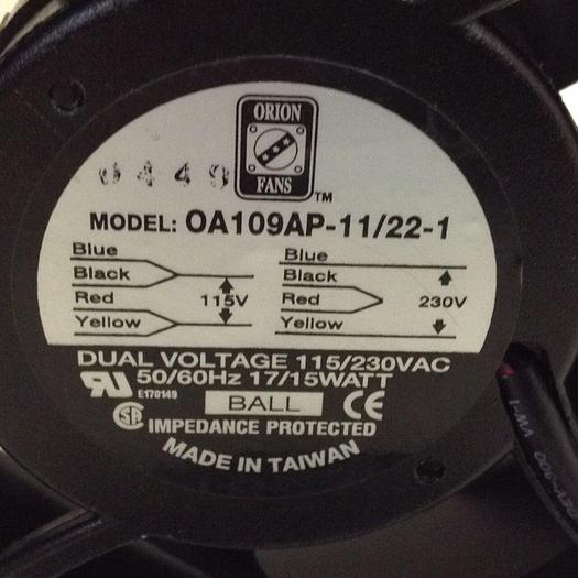 Used ORION Fan OA109AP-11/22-1 #78023