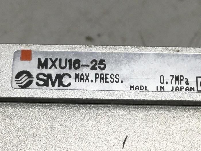 Used SMC Compact Slide Cylinder MXU16-25-M9B #107930