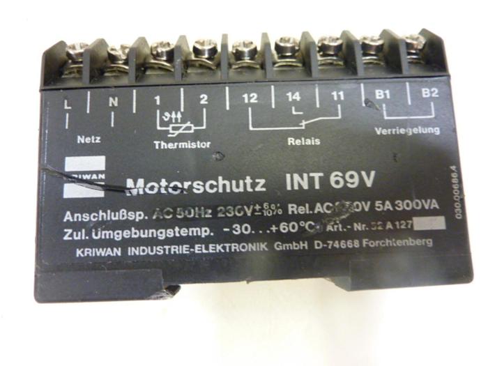 Used KRIWAN Motor Protector 13A127S21 #45515