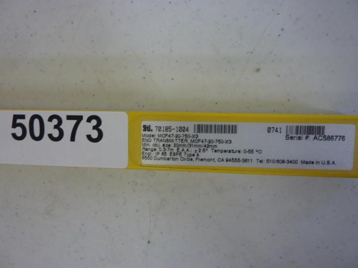 Used STI Light Curtain Transmitter MCF47-20-750-X3 #50373