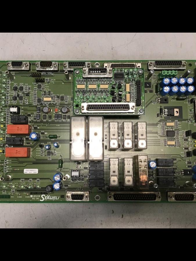 Used STAUBLI Control Board D22135602 3 #136141