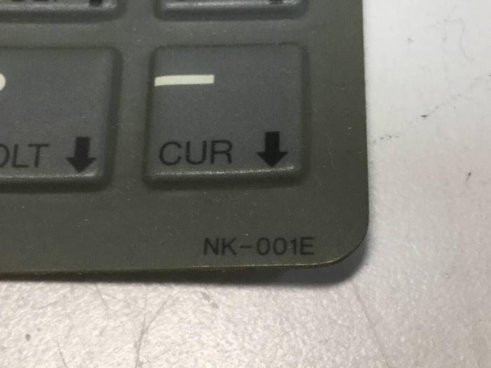 Used YASKAWA Membrane Keypad NK-001E #98428