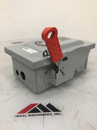 Used SIEMENS 30 Amp Safety Disconnect Switch HNF361 VBII #124082