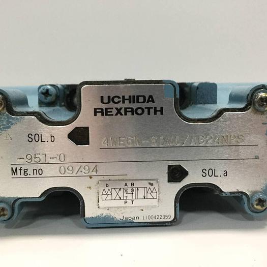 Used REXROTH Valve 4WE6W60M0/AG24NPS9510 #91782