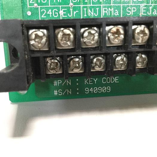 Used TELDA ELECTRONICS Operation Key Code PCB KEY CODE #94170